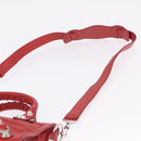 Balenciaga Classic Mini City Hand Bag Leather 2way Red 300295 Auth ep16728M-10
