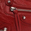 Balenciaga Classic Mini City Hand Bag Leather 2way Red 300295 Auth ep16728M-17