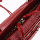 Balenciaga Classic Mini City Hand Bag Leather 2way Red 300295 Auth ep16728M-19