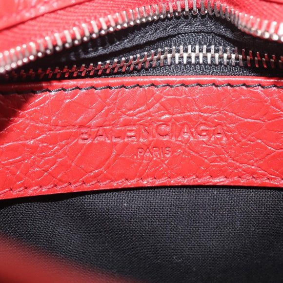 Balenciaga Classic Mini City Hand Bag Leather 2way Red 300295 Auth ep16728M