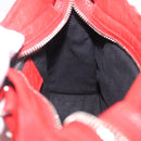 Balenciaga Classic Mini City Hand Bag Leather 2way Red 300295 Auth ep16728M-22