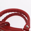 Balenciaga Classic Mini City Hand Bag Leather 2way Red 300295 Auth ep16728M-8