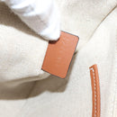 CELINE Medium Ava Shoulder Bag Canvas Beige Gold Tone Auth ep16729M-21
