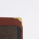 FENDI Pecan Card Case PVC Black Gold Tone Auth ep16739A-9