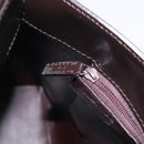 GUCCI Hand Bag Patent Dark Brown Silver 001 3115 Auth ep16742-18