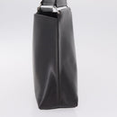 GUCCI Hand Bag Patent Dark Brown Silver 001 3115 Auth ep16742-5