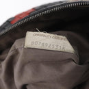 Bottega Veneta INTRECCIATO Clutch Bag Leather Black Red Auth ep16743-17