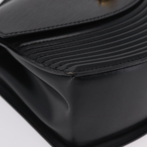 LOUIS VUITTON Epi Tilsitt Hand Bag Black M52482 LV Auth ep16744A