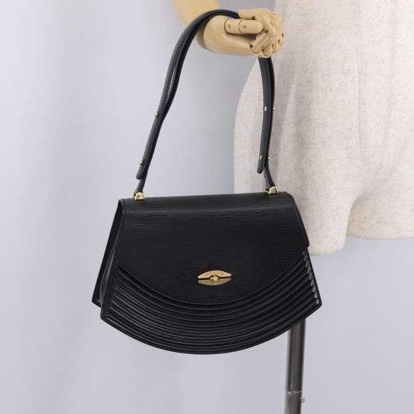 LOUIS VUITTON Epi Tilsitt Hand Bag Black M52482 LV Auth ep16744A
