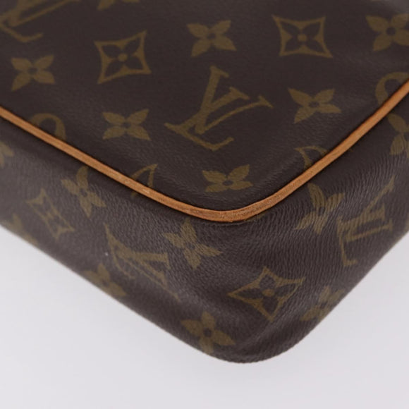 LOUIS VUITTON Monogram Compiegne 23 Clutch Bag M51847 LV Auth ep16750A