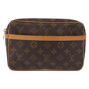 LOUIS VUITTON Monogram Compiegne 23 Clutch Bag M51847 LV Auth ep16750A-2