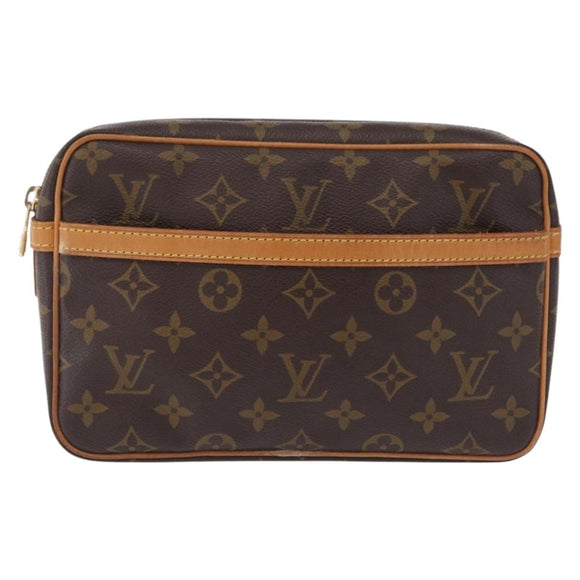 LOUIS VUITTON Monogram Compiegne 23 Clutch Bag M51847 LV Auth ep16750A