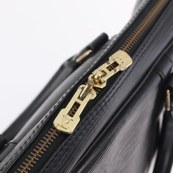 LOUIS VUITTON Epi Porte Documents Voyage Business Bag Black M54472 Auth ep16753