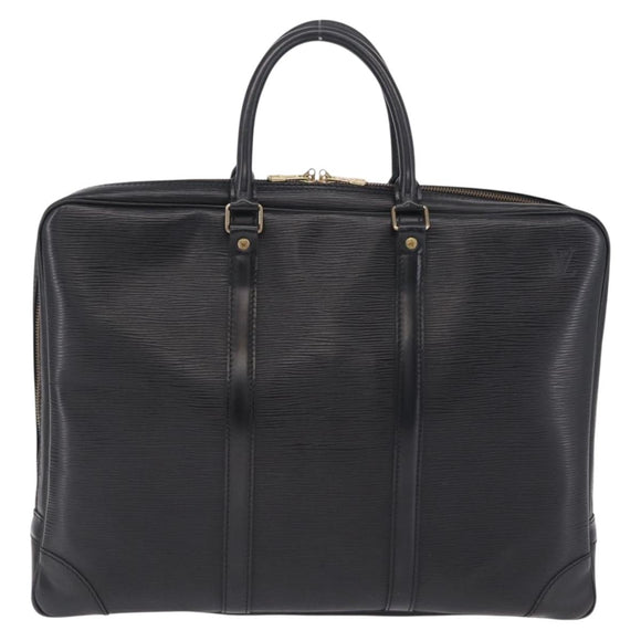 LOUIS VUITTON Epi Porte Documents Voyage Business Bag Black M54472 Auth ep16753
