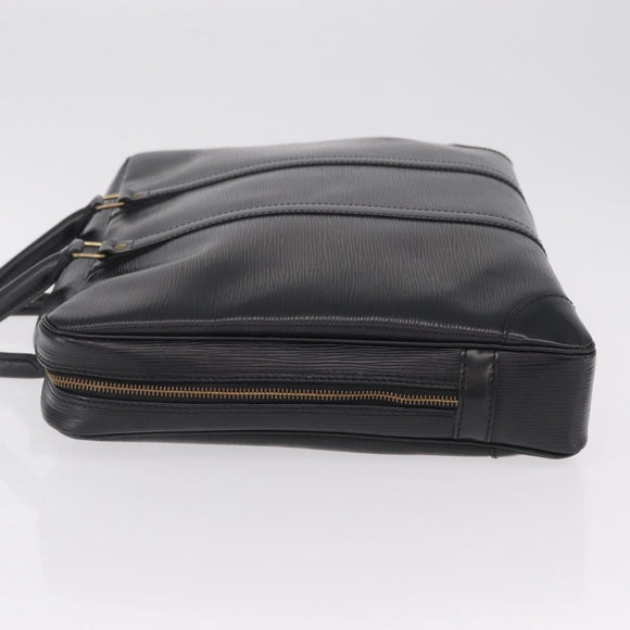 LOUIS VUITTON Epi Porte Documents Voyage Business Bag Black M54472 Auth ep16753