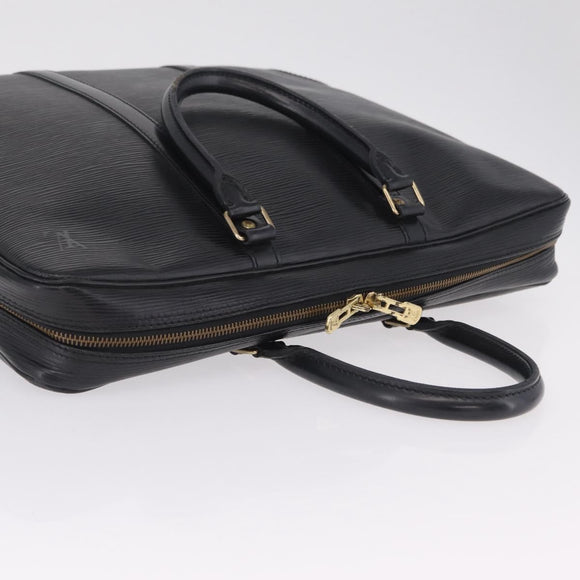 LOUIS VUITTON Epi Porte Documents Voyage Business Bag Black M54472 Auth ep16753