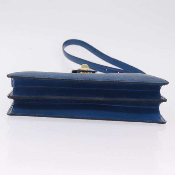 LOUIS VUITTON Epi Capuchin Shoulder Bag Blue M52345 LV Auth ep16754A