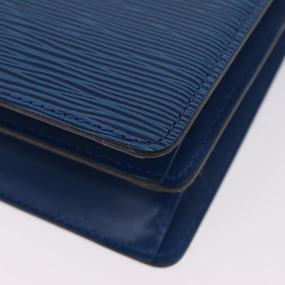 LOUIS VUITTON Epi Capuchin Shoulder Bag Blue M52345 LV Auth ep16754A