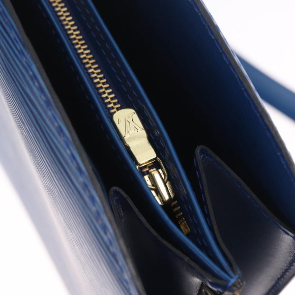LOUIS VUITTON Epi Capuchin Shoulder Bag Blue M52345 LV Auth ep16754A