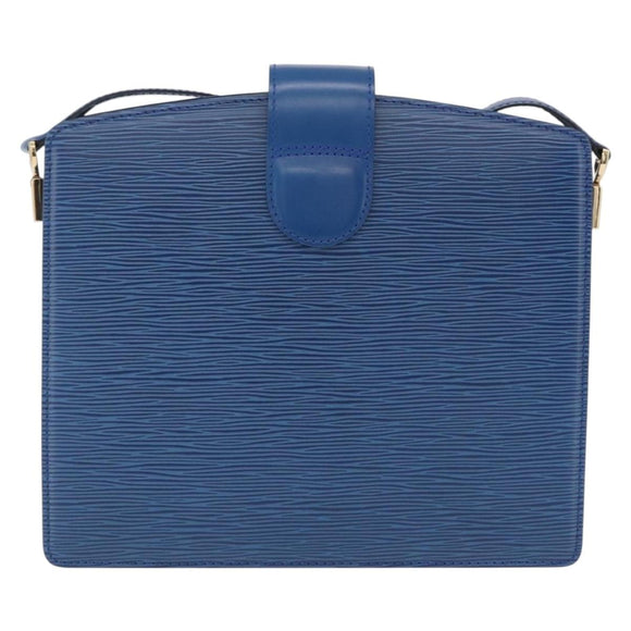 LOUIS VUITTON Epi Capuchin Shoulder Bag Blue M52345 LV Auth ep16754A