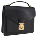 LOUIS VUITTON Epi Monceau 28 Hand Bag Black M52122 LV Auth ep16756-1