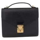 LOUIS VUITTON Epi Monceau 28 Hand Bag Black M52122 LV Auth ep16756-2