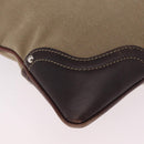 PRADA Shoulder Bag Canvas Beige Silver Auth ep16765-17