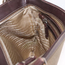 PRADA Shoulder Bag Canvas Beige Silver Auth ep16765-23