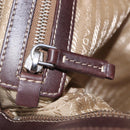 PRADA Shoulder Bag Canvas Beige Silver Auth ep16765-26