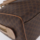 CELINE Macadam Hand Bag PVC Brown Gold Tone Auth ep16767-12