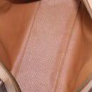 CELINE Macadam Hand Bag PVC Brown Gold Tone Auth ep16767-17