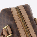 CELINE Macadam Hand Bag PVC Brown Gold Tone Auth ep16767-22