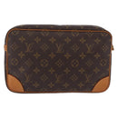 LOUIS VUITTON Monogram Compiegne 28 Clutch Bag M51845 LV Auth ep16769A-3