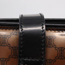 CELINE Macadam Tote Bag PVC Brown Gold Tone Auth ep16772A-15