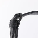 GUCCI GG Canvas Horsebit Shoulder Bag Black 101975 Auth ep16774-10