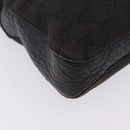 GUCCI GG Canvas Horsebit Shoulder Bag Black 101975 Auth ep16774-12