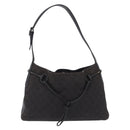 GUCCI GG Canvas Horsebit Shoulder Bag Black 101975 Auth ep16774-2