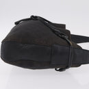 GUCCI GG Canvas Horsebit Shoulder Bag Black 101975 Auth ep16774-4