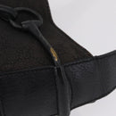 GUCCI GG Canvas Horsebit Shoulder Bag Black 101975 Auth ep16774-5