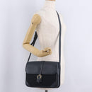 GUCCI Shoulder Bag Canvas Navy Gold Auth ep16775-23