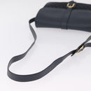 GUCCI Shoulder Bag Canvas Navy Gold Auth ep16775-7