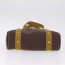 LOUIS VUITTON Antigua Cabas MM Tote Bag Canvas Brown M40086 LV Auth ep16780-10