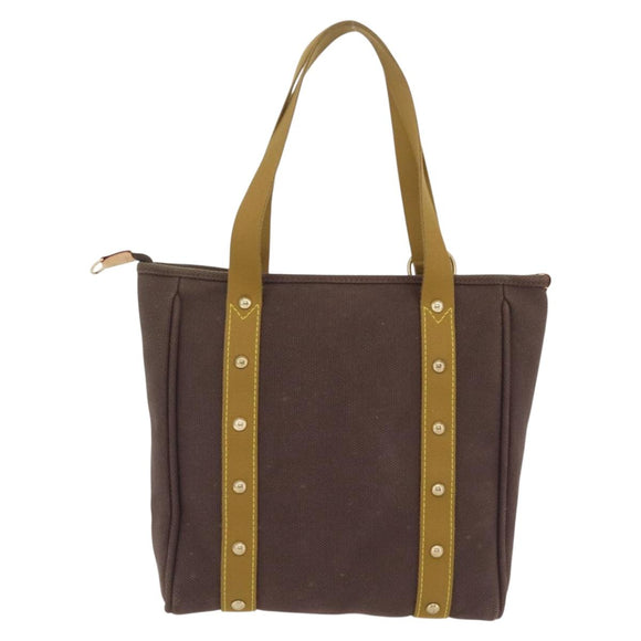 LOUIS VUITTON Antigua Cabas MM Tote Bag Canvas Brown M40086 LV Auth ep16780