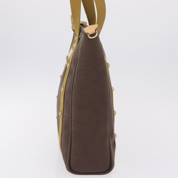 LOUIS VUITTON Antigua Cabas MM Tote Bag Canvas Brown M40086 LV Auth ep16780