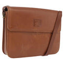 Burberrys Shoulder Bag Leather Brown Gold Tone Auth ep16784-1