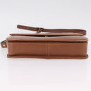 Burberrys Shoulder Bag Leather Brown Gold Tone Auth ep16784-12