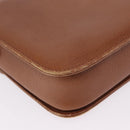 Burberrys Shoulder Bag Leather Brown Gold Tone Auth ep16784-15