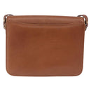 Burberrys Shoulder Bag Leather Brown Gold Tone Auth ep16784-3