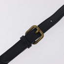 Burberrys Nova Check Shoulder Bag PVC Leather Navy Gold Tone Auth ep16786A-10