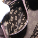 Saint Laurent Backpack Leather Brown Gold Auth ep16787-24
